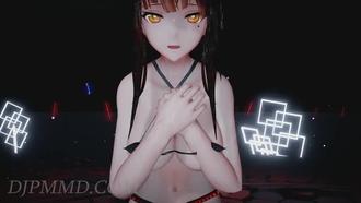 MMDR18 康熙11.00-2020 骚穴滴灌黑色舞台，极品模特内射狂欢 3D